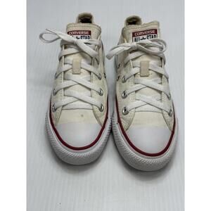 Converse Chuck Taylor All Star Low Top White Sneakers M7652 Mens 4‎ Womens 6